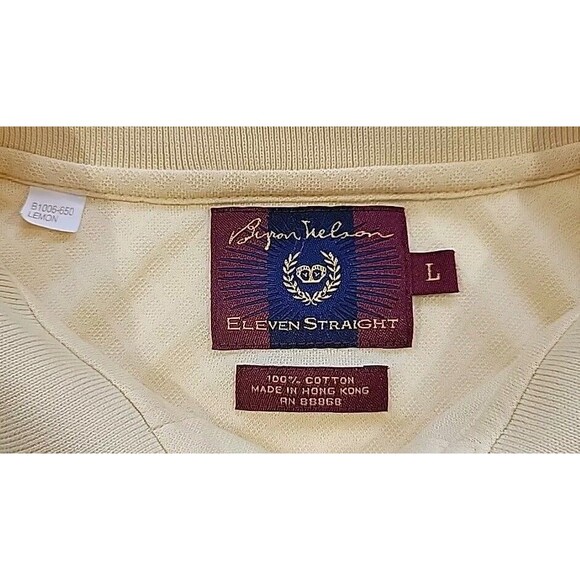 Grayhawk Golf Club Short Sleeve Polo Shirt Men's Large Yellow Byron T Nelson - Picture 3 of 11